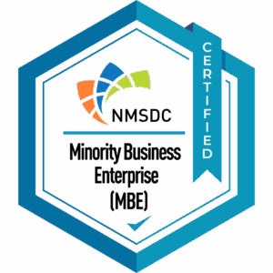 We are certified by the National Minority Supplier Development Council